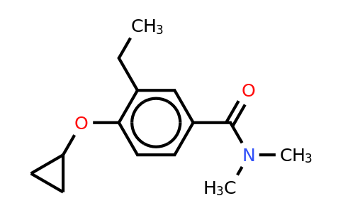 CAS 1243402-14-3 | 4-Cyclopropoxy-3-ethyl-N,n-dimethylbenzamide
