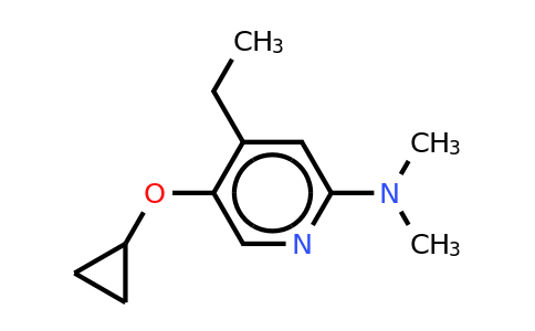 CAS 1243402-15-4 | 5-Cyclopropoxy-4-ethyl-N,n-dimethylpyridin-2-amine