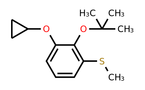 CAS 1243402-21-2 | (2-Tert-butoxy-3-cyclopropoxyphenyl)(methyl)sulfane