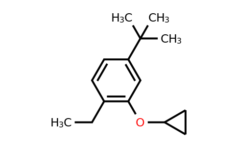 CAS 1243402-27-8 | 4-Tert-butyl-2-cyclopropoxy-1-ethylbenzene