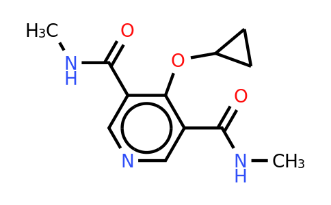 CAS 1243402-30-3 | 4-Cyclopropoxy-N3,N5-dimethylpyridine-3,5-dicarboxamide