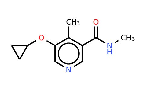 CAS 1243402-33-6 | 5-Cyclopropoxy-N,4-dimethylnicotinamide