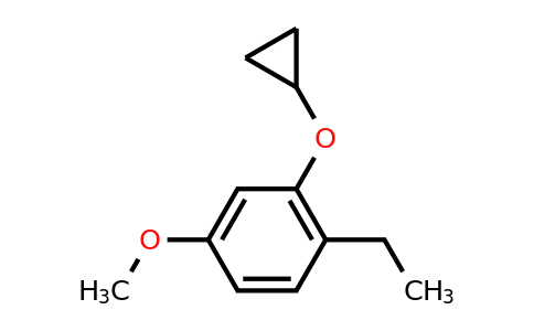 CAS 1243402-35-8 | 2-Cyclopropoxy-1-ethyl-4-methoxybenzene