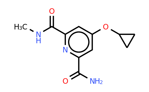 CAS 1243402-37-0 | 4-Cyclopropoxy-N2-methylpyridine-2,6-dicarboxamide