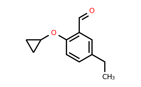 CAS 1243402-38-1 | 2-Cyclopropoxy-5-ethylbenzaldehyde