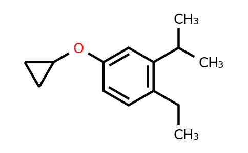 CAS 1243402-42-7 | 4-Cyclopropoxy-1-ethyl-2-isopropylbenzene