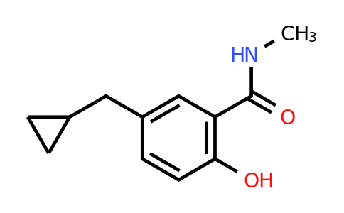 CAS 1243402-43-8 | 5-(Cyclopropylmethyl)-2-hydroxy-N-methylbenzamide