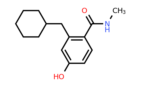 CAS 1243402-44-9 | 2-(Cyclohexylmethyl)-4-hydroxy-N-methylbenzamide