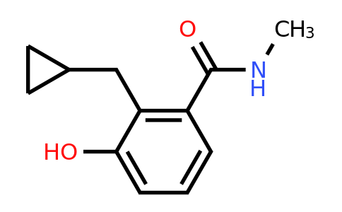 CAS 1243402-46-1 | 2-(Cyclopropylmethyl)-3-hydroxy-N-methylbenzamide