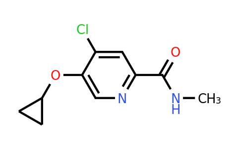 CAS 1243402-59-6 | 4-Chloro-5-cyclopropoxy-N-methylpicolinamide