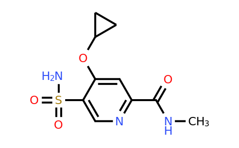 CAS 1243402-63-2 | 4-Cyclopropoxy-N-methyl-5-sulfamoylpicolinamide