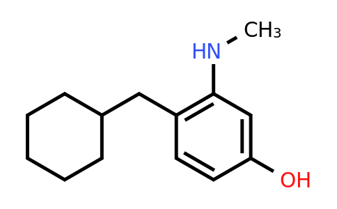CAS 1243402-67-6 | 4-(Cyclohexylmethyl)-3-(methylamino)phenol