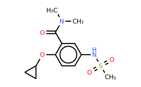 CAS 1243402-81-4 | 2-Cyclopropoxy-N,n-dimethyl-5-(methylsulfonamido)benzamide