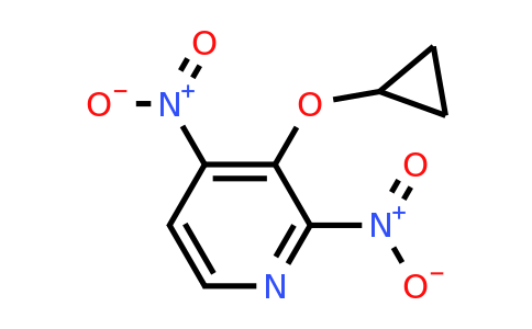CAS 1243402-82-5 | 3-Cyclopropoxy-2,4-dinitropyridine