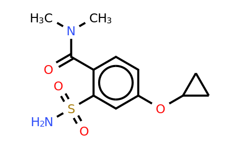 CAS 1243402-83-6 | 4-Cyclopropoxy-N,n-dimethyl-2-sulfamoylbenzamide
