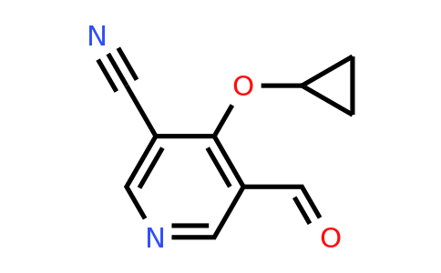 CAS 1243402-84-7 | 4-Cyclopropoxy-5-formylnicotinonitrile