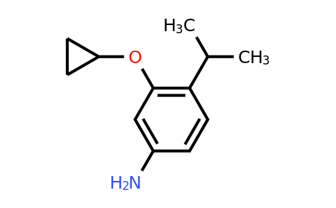 CAS 1243402-85-8 | 3-Cyclopropoxy-4-(propan-2-YL)aniline
