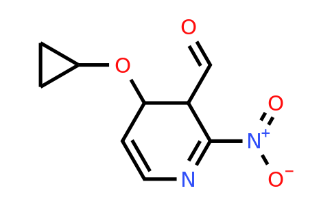 CAS 1243402-86-9 | 4-Cyclopropoxy-2-nitro-3,4-dihydropyridine-3-carbaldehyde