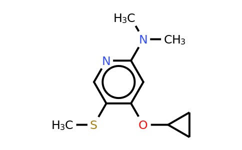 CAS 1243402-90-5 | 4-Cyclopropoxy-N,n-dimethyl-5-(methylthio)pyridin-2-amine