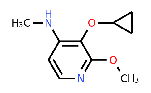 CAS 1243402-96-1 | 3-Cyclopropoxy-2-methoxy-N-methylpyridin-4-amine