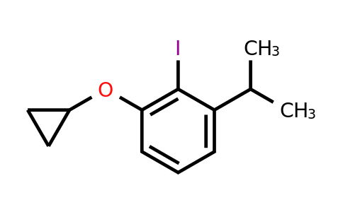 CAS 1243402-98-3 | 1-Cyclopropoxy-2-iodo-3-(propan-2-YL)benzene