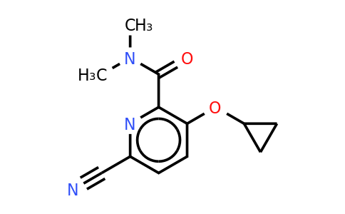 CAS 1243402-99-4 | 6-Cyano-3-cyclopropoxy-N,n-dimethylpicolinamide
