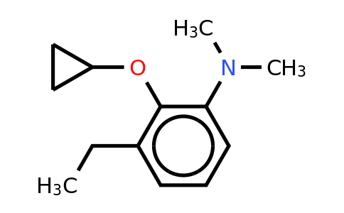 CAS 1243403-00-0 | 2-Cyclopropoxy-3-ethyl-N,n-dimethylaniline