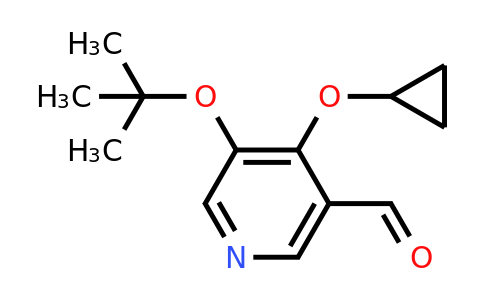 CAS 1243403-01-1 | 5-Tert-butoxy-4-cyclopropoxynicotinaldehyde