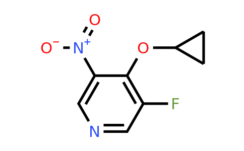 CAS 1243403-02-2 | 4-Cyclopropoxy-3-fluoro-5-nitropyridine
