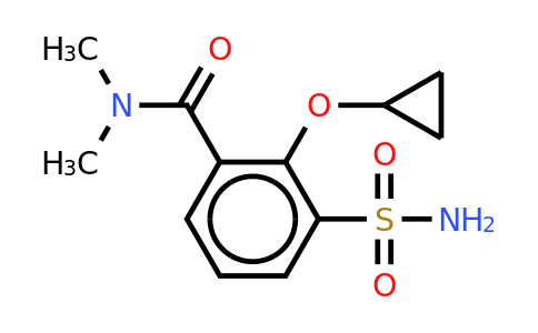 CAS 1243403-05-5 | 2-Cyclopropoxy-N,n-dimethyl-3-sulfamoylbenzamide