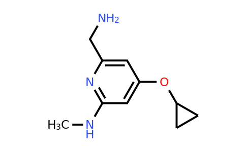 CAS 1243403-11-3 | 6-(Aminomethyl)-4-cyclopropoxy-N-methylpyridin-2-amine