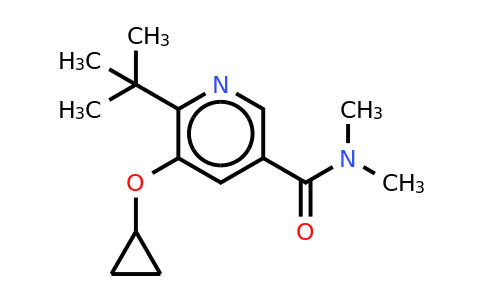 CAS 1243403-12-4 | 6-Tert-butyl-5-cyclopropoxy-N,n-dimethylnicotinamide