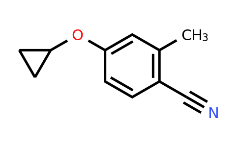 CAS 1243403-14-6 | 4-Cyclopropoxy-2-methylbenzonitrile