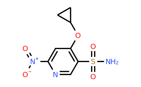 CAS 1243403-15-7 | 4-Cyclopropoxy-6-nitropyridine-3-sulfonamide