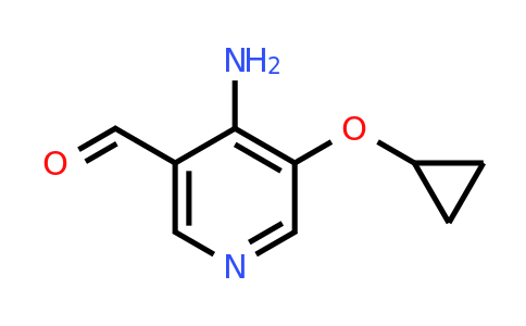 CAS 1243403-17-9 | 4-Amino-5-cyclopropoxynicotinaldehyde
