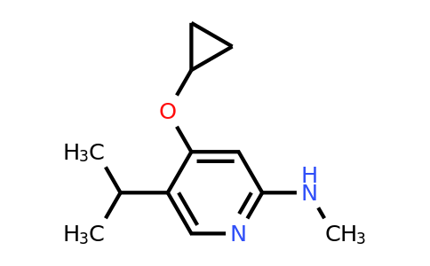 CAS 1243403-18-0 | 4-Cyclopropoxy-5-isopropyl-N-methylpyridin-2-amine