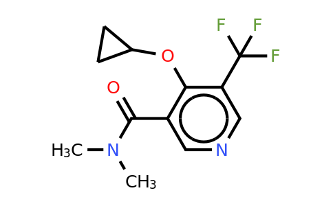 CAS 1243403-19-1 | 4-Cyclopropoxy-N,n-dimethyl-5-(trifluoromethyl)nicotinamide