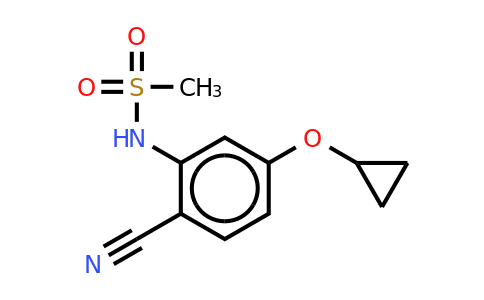 CAS 1243403-23-7 | N-(2-cyano-5-cyclopropoxyphenyl)methanesulfonamide