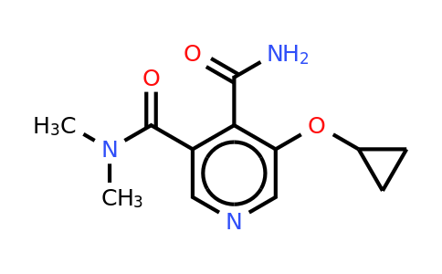 CAS 1243403-26-0 | 5-Cyclopropoxy-N3,N3-dimethylpyridine-3,4-dicarboxamide