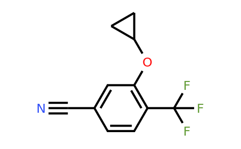 CAS 1243403-27-1 | 3-Cyclopropoxy-4-(trifluoromethyl)benzonitrile