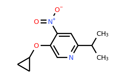 CAS 1243403-28-2 | 5-Cyclopropoxy-2-isopropyl-4-nitropyridine