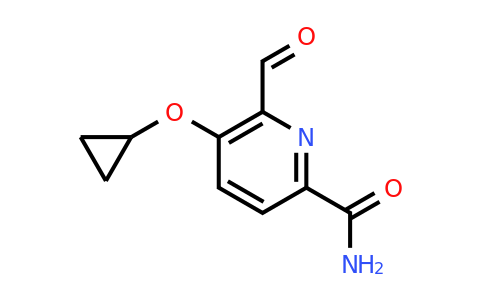 CAS 1243403-30-6 | 5-Cyclopropoxy-6-formylpicolinamide