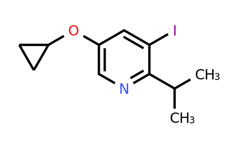 CAS 1243403-33-9 | 5-Cyclopropoxy-3-iodo-2-(propan-2-YL)pyridine