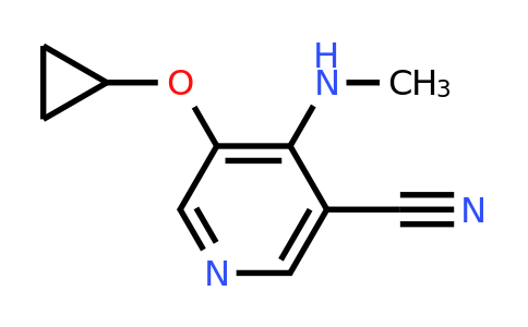 CAS 1243403-34-0 | 5-Cyclopropoxy-4-(methylamino)nicotinonitrile
