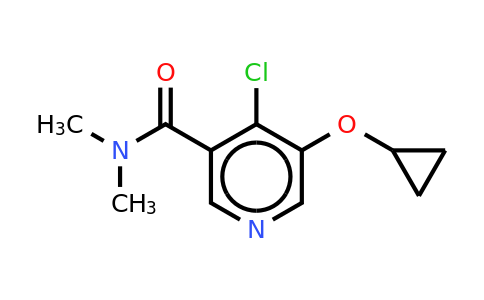CAS 1243403-35-1 | 4-Chloro-5-cyclopropoxy-N,n-dimethylnicotinamide