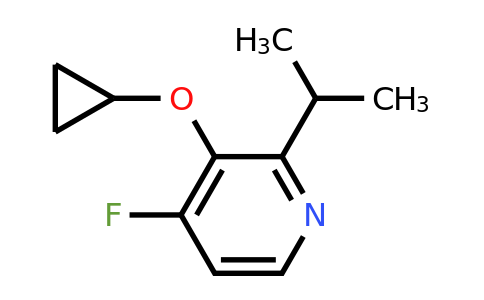 CAS 1243403-37-3 | 3-Cyclopropoxy-4-fluoro-2-(propan-2-YL)pyridine