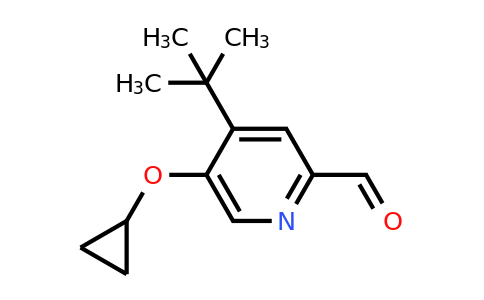 CAS 1243403-38-4 | 4-Tert-butyl-5-cyclopropoxypicolinaldehyde