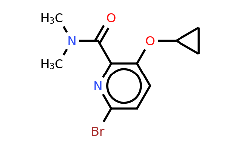 CAS 1243403-40-8 | 6-Bromo-3-cyclopropoxy-N,n-dimethylpicolinamide