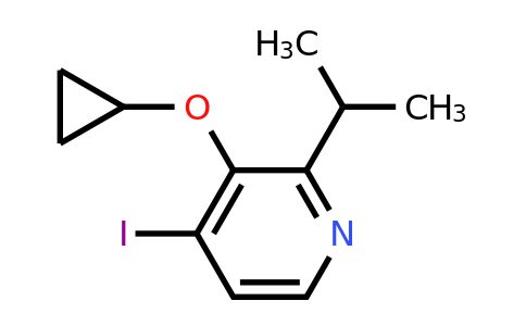 CAS 1243403-41-9 | 3-Cyclopropoxy-4-iodo-2-(propan-2-YL)pyridine