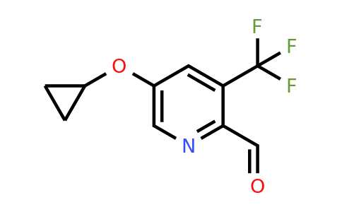 CAS 1243403-43-1 | 5-Cyclopropoxy-3-(trifluoromethyl)picolinaldehyde